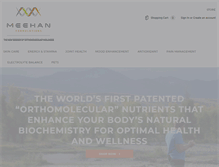 Tablet Screenshot of meehanformulations.com